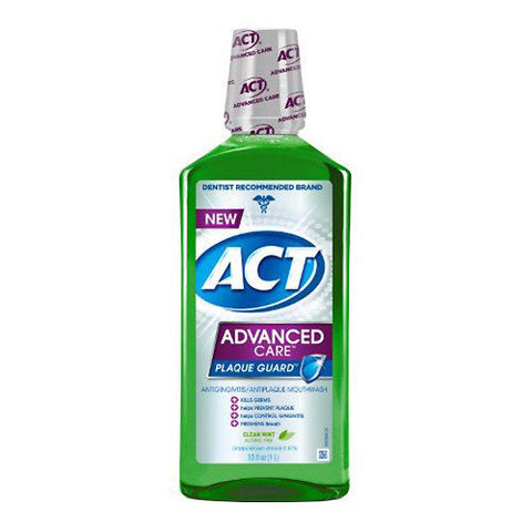 Gold Bond, Act Advance Care Clear Mild Mint, 33.8 Oz Act