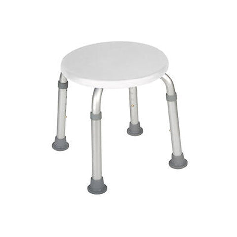 Drive Medical, White Adjustable Height Bath Stool, 1 Count Drive Medical