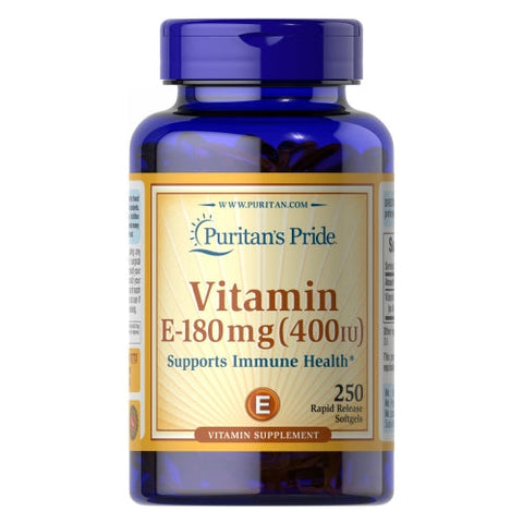 Puritan's Pride, Vitamin E-400 IU, 250 Softgels Puritan's Pride