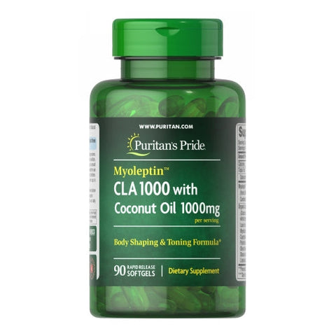 Puritan's Pride, Myoleptin CLA 1000 with Coconut Oil, 120 Softgels Puritan's Pride