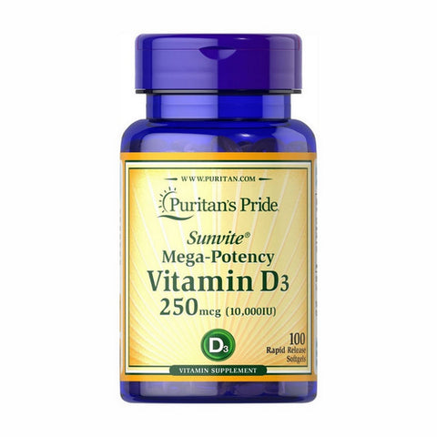 Vitamin D3 100 Softgels by Puritan's Pride