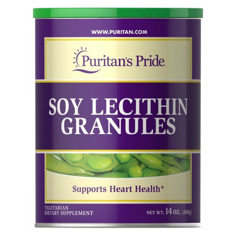 Puritan's Pride, Soy Lecithin Granules, 1680 mg, 14 Oz Puritan's Pride