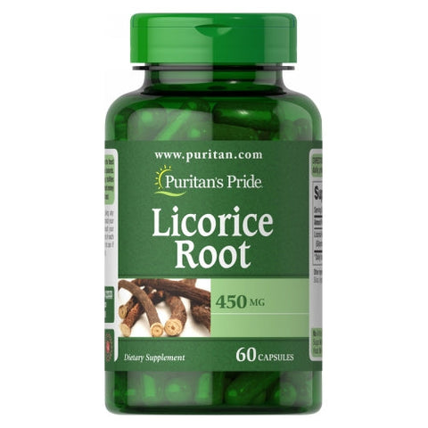 Puritan's Pride, Licorice Root, 450 mg, 60 Capsules Puritan's Pride