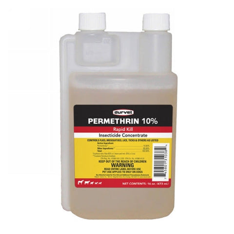 Permethrin 10% Insecticide Concentrate 16 Oz by Durvet
