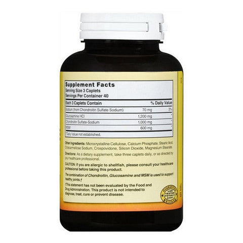 Nature's Blend, Glucosamine / Chondroitin / Msm, 120 Caplets Nature's Blend
