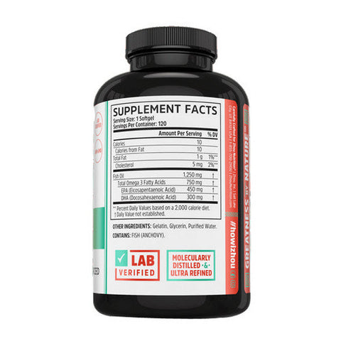 Zhou Nutrition, Fish Oil, 120 Count Zhou Nutrition