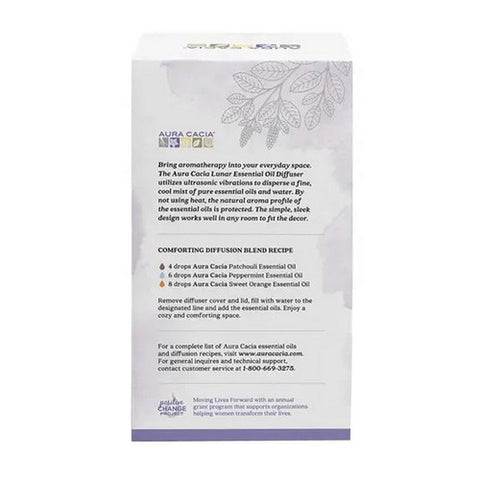 Aura Cacia, Lunar Ultrasonic Essential Oil Diffuser, 1 Count