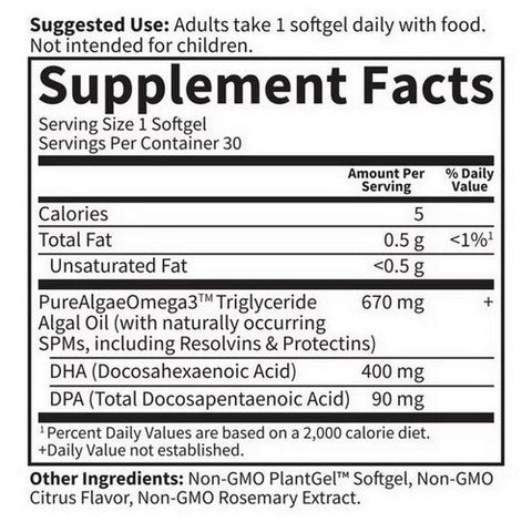 Garden of Life, Dr. Formulated Vegan DHA, 30 Softgels Garden of Life