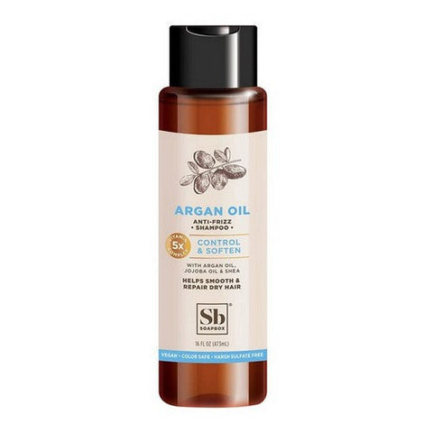 Soapbox, Shampoo Argan Oil Control & Soften, 16 Oz Soapbox