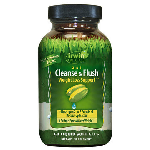 Irwin Naturals, 2-IN-1 Cleanse & Flush Weight Loss Support, 60 Softgels Irwin Naturals