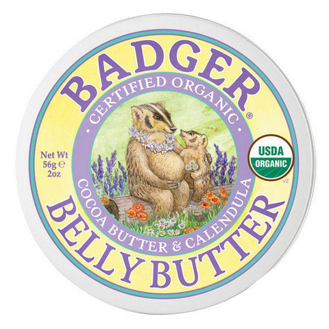 Badger Balm, Belly Butter, 56 Grams Badger Balm