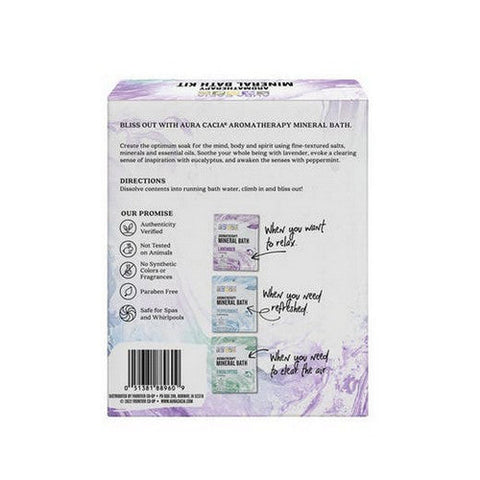 Aura Cacia, Mineral Bath Kit, 1 Kit Aura Cacia