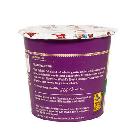 Bobs Red Mill, Organic Oatmeal Fruit And Seed Cups, 2.47 Oz Bobs Red Mill