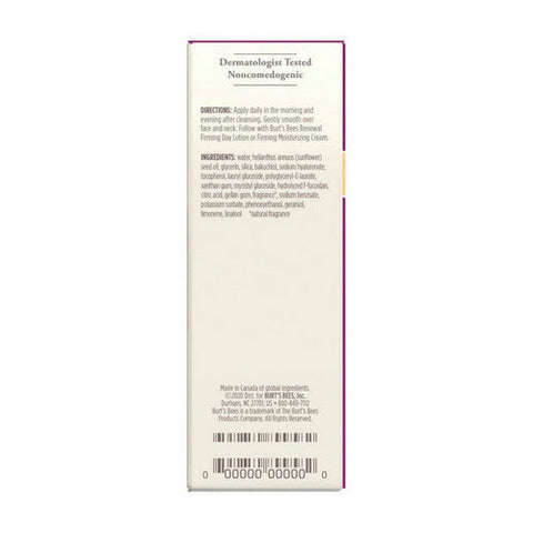 Burts Bees, Intensive Firming Serum, 1 Oz Burts Bees