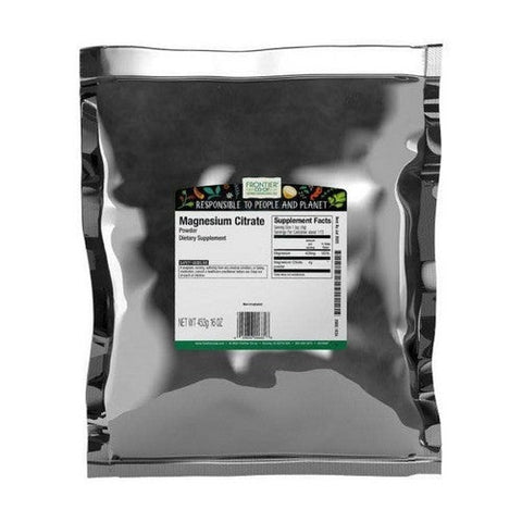 Frontier Coop, Magnesium Citrate Powder, 1 Lb Frontier Coop