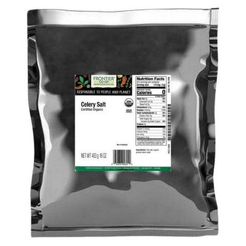 Frontier Coop, Organic Celery Salt, 1 Lb Frontier Coop