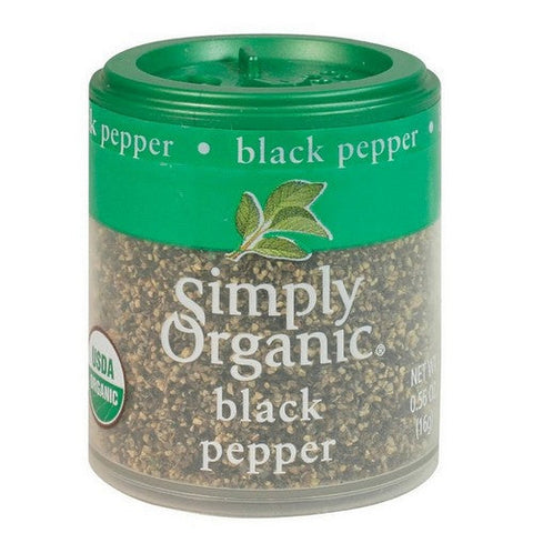 Simply Organic, Organic Black Pepper Medium Grind, 0.56 Oz Simply Organic