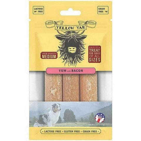 Yellow Yak, Bacon Yum Chews, 4.5 Oz Yellow Yak
