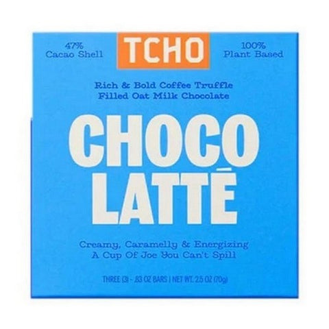 TCHO Chocolate, Choco Latte Oat Milk Chocolate Bar, 2.5 Oz TCHO Chocolate
