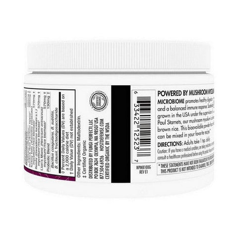 Host Defense, MycoBotanicals Microbiome Powder, 100 Grams Host Defense