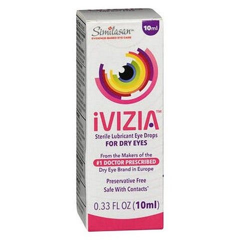 Ivizia, Ivizia Sterile Lubricant Eye Drops For Dry Eyes, 0.33 Oz Ivizia