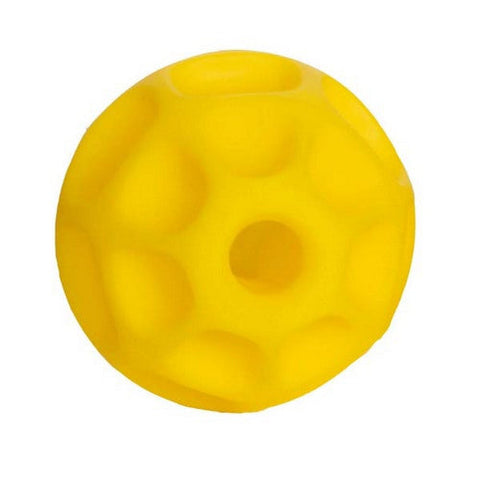 Treat Dispensing Tetraflex Dog Toy Yellow 1 Count / Small by Starmark