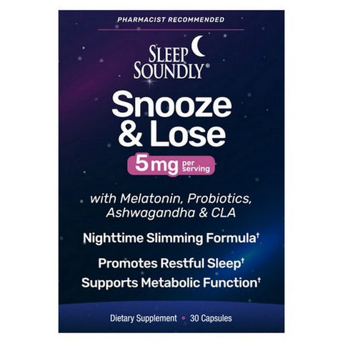 Sleep Soundly Snooze & Lose 30 Capsules by Sleep Soundly