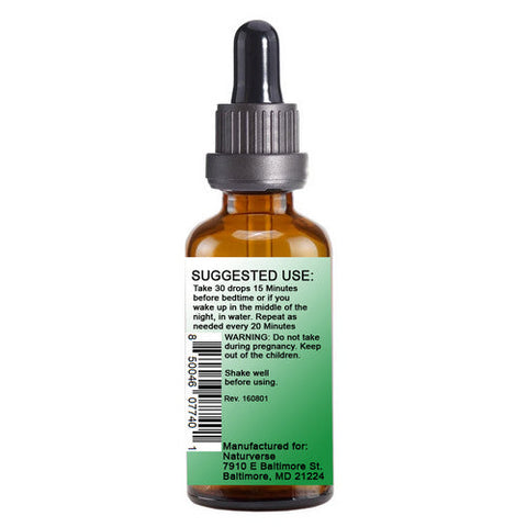 Naturverse, Sleep With Valerian And Melatonin Liquid Extract, 1 Oz Naturverse