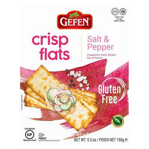 Gefen, Salt & Pepper Crisp Flats Gluten Free, 5.2 Oz(Case Of 12) Gefen