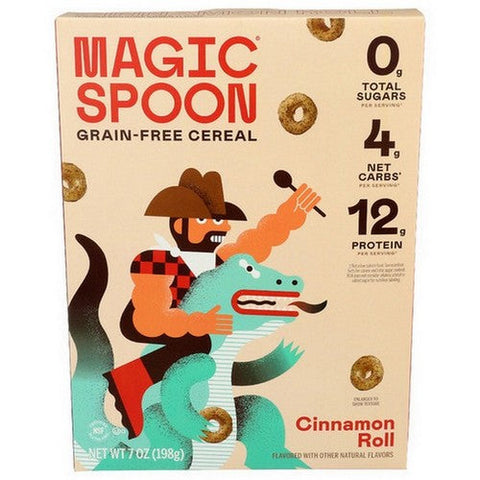 Magic Spoon, Cinnamon Roll Keto And Cereal, 7 Oz(Case Of 8) Magic Spoon