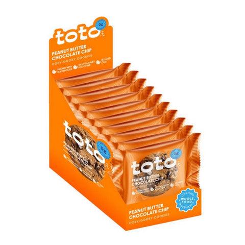 Toto Foods, Peanut Butter Chocolate Chip, 2.5 Oz(Case Of 10) Toto Foods