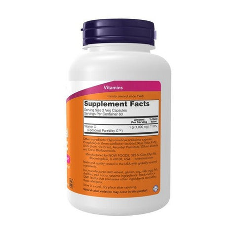 Now Foods, Liposomal Vitamin C, 120 VegCaps Now Foods