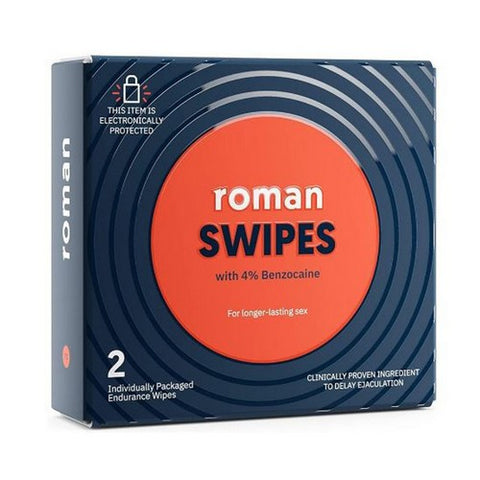 Swipes Fast Acting Convenient 2 Count by Roman