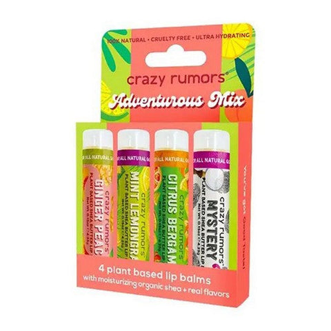 The Humble Co, Adventurous Mix Lip Balms 4 pack, 4 Count (0.15 Oz) The Humble Co