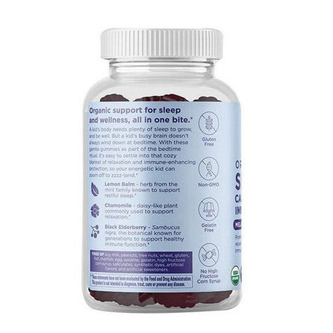 Hylands, Naturals Kids Organic Sleep Calm + Immunity Melatonin Free Gummies Mixed Berry, 60 Count