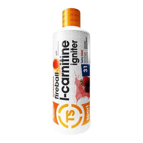Top Secret Nutrition, Fireball L-Carnitine Liquid With Paradoxine Berry Blast, 16 Oz Top Secret Nutrition