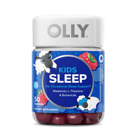 Olly, Kids Sleep Gummies Razzzberry, 50 Count Olly