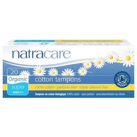 Natracare, Tampons, SUPER, 10 CT Natracare