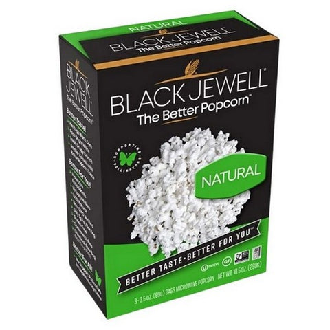 Natural Microwave Popcorn 10.5 Oz (Case Of 6) by Black Jewell