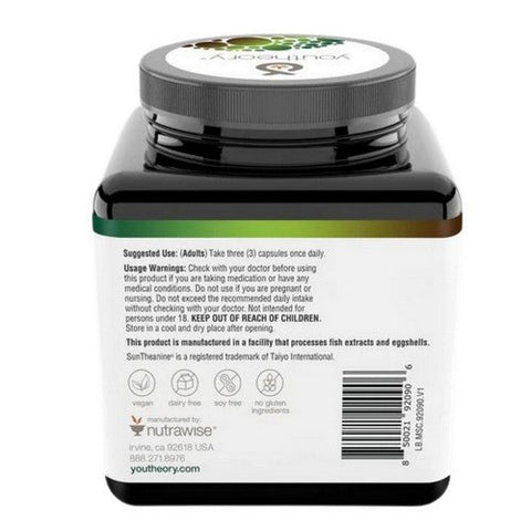 Youtheory, Mushroom Stress Complex, 60 Vegcaps Youtheory