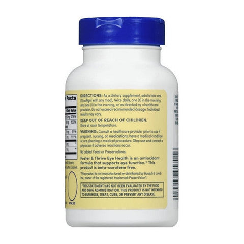 Foster And Thrive, Eye Health, 120 Softgels