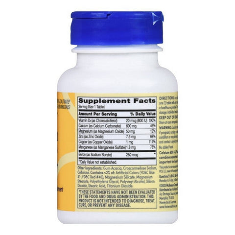 Foster And Thrive, Calcium Plus Vitamin D3 And Minerals, 600 Mg, 60 Tabs Foster And Thrive