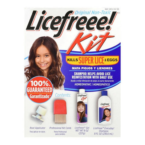 Licefreee!, Gel Treatment And Everday Shampoo Kit, 1 Count Licefreee!