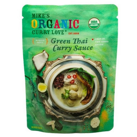 Mike's Organic Foods, Organic Simmer Sauce Green Thai Small Box, 8.8 Oz (Case Of 6) Mike's Organic Foods