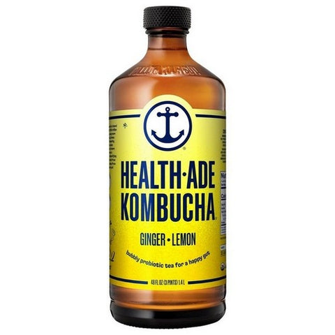 Health-Ade, Ginger Lemon Kombucha, 48 Oz (Case Of 6) Health-Ade