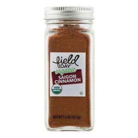 Field Day, Organic Saigon Cinnamon, 1.5 Oz (Case Of 6) Field Day