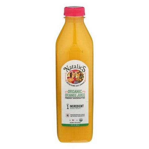 Natalie's Orchid Island, Orange Juice, 32 Oz (Case Of 6) Natalie's Orchid Island