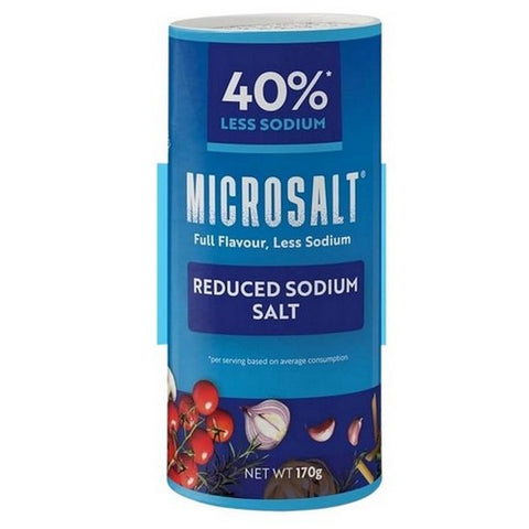 Microsalt, Less Sodium Salt, 2 Oz (Case Of 6) Microsalt