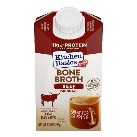 Kitchen Basics, Original Bone Broth Beef, 8.25 Oz (Case Of 12) Kitchen Basics
