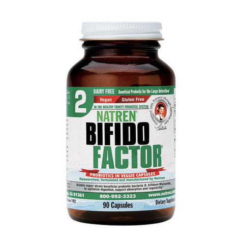 Natren, Bifido Factor, DAIRY FREE, 90 CAP Natren